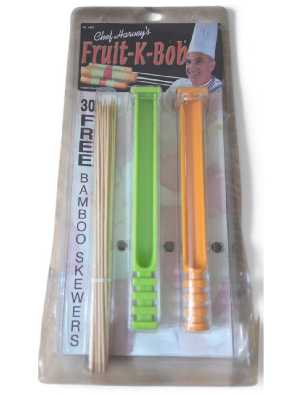 NEW Chef Harveys Fruit-K-Bob Barbeque Garnish & Kabob Maker Reusable Food Safe